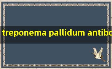 treponema pallidum antibody test manufacturer